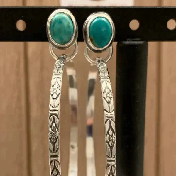Pendientes Boho de Ónix Vintage