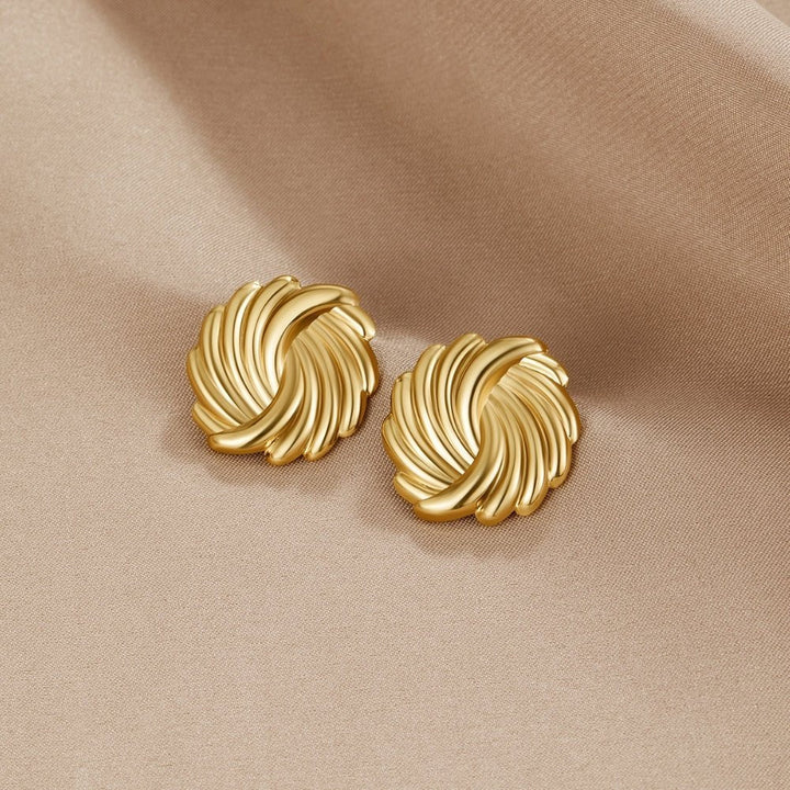 Pendientes Espirales de Oro de 18K