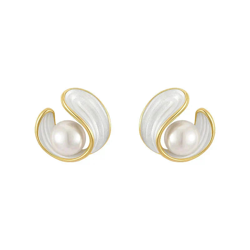 Lee - Pendientes de Ópalo Blanco