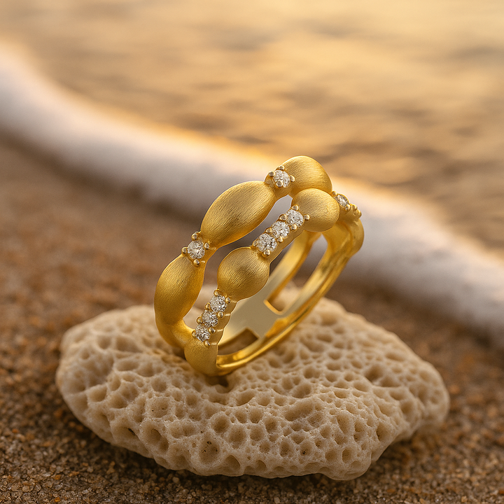 Olas Susurrantes: Elegancia Plateada