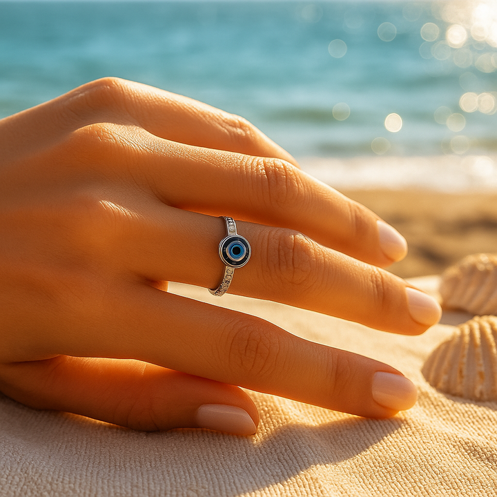 Ola Plateada | Anillo Cascade