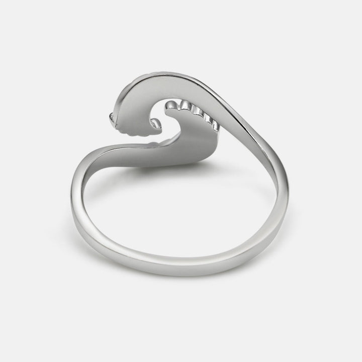 Anillo de Elegancia Doble Onda