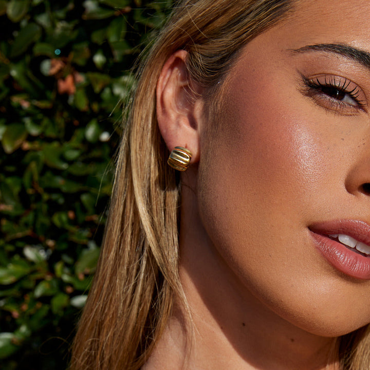 Pendientes de aro Mini Wave Elsa