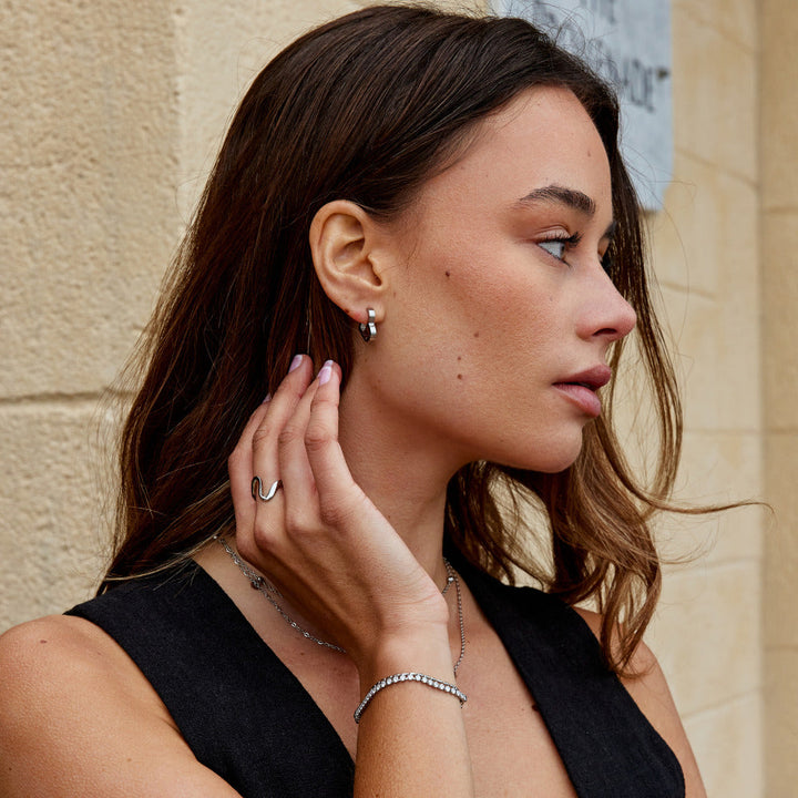 Pendientes de Aro de Plata Mary Heart