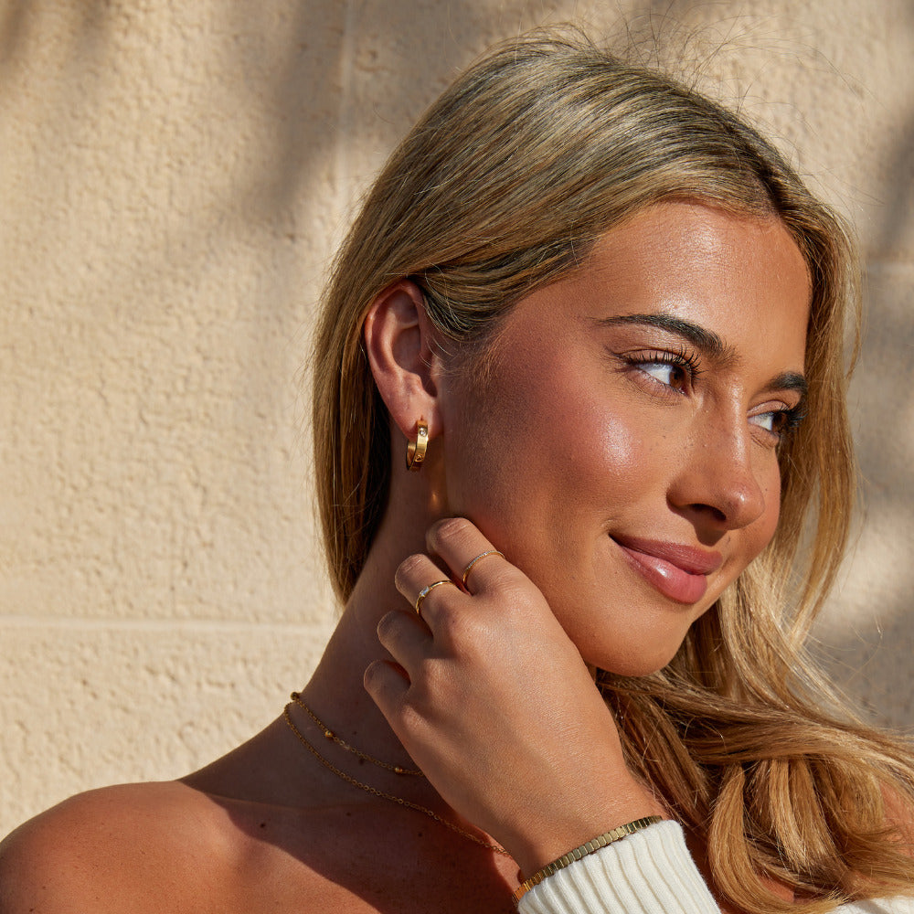 Pendientes de aro 'Pequeño Amor'