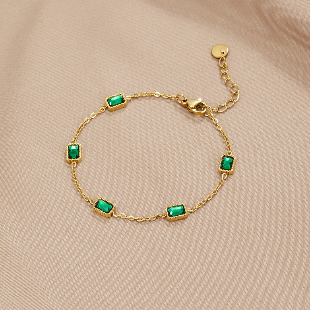 Pulsera Trinity Emerald