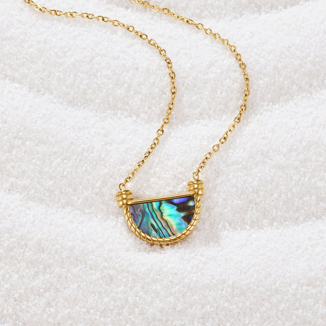 Pendientes de Concha Turquesa Amalfi