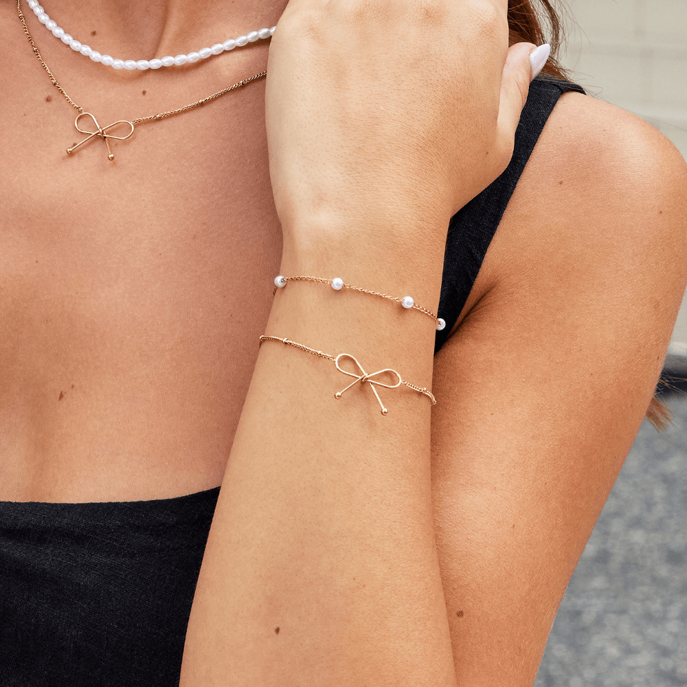 Pulsera de Lazo Dorado Anika