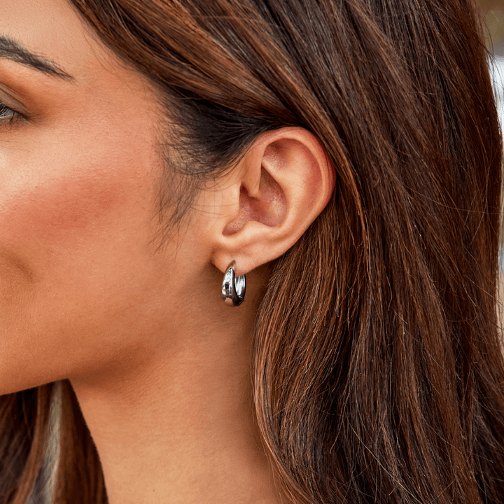 Aros Plateados Audrey