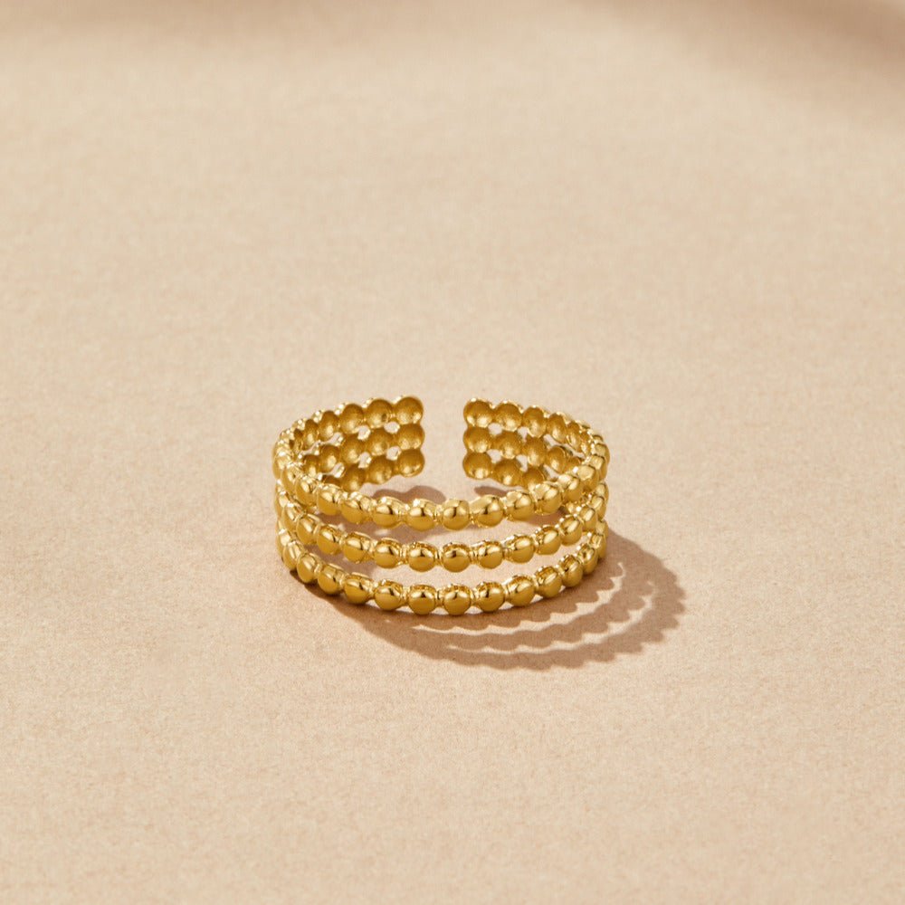 Anillo de Oro de Ohio con Perlas