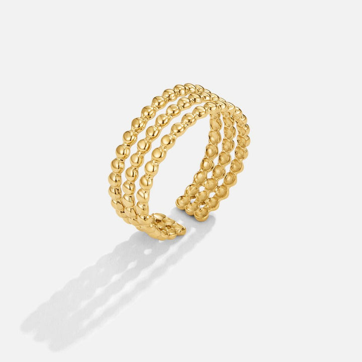 Anillo de Oro de Ohio con Perlas