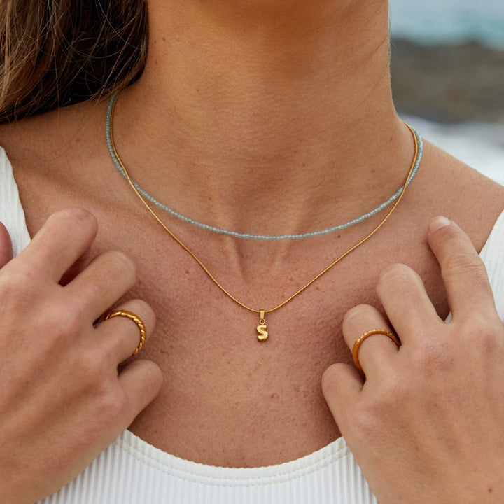 Collar con Charm de Letra PopFizz