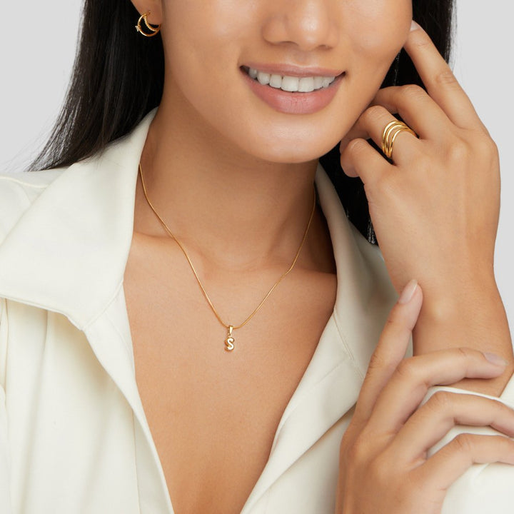 Collar con Charm de Letra PopFizz