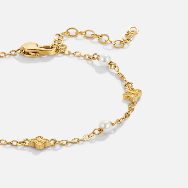 Pulsera de Encanto de Pétalos de Camila: Elegancia Atemporal