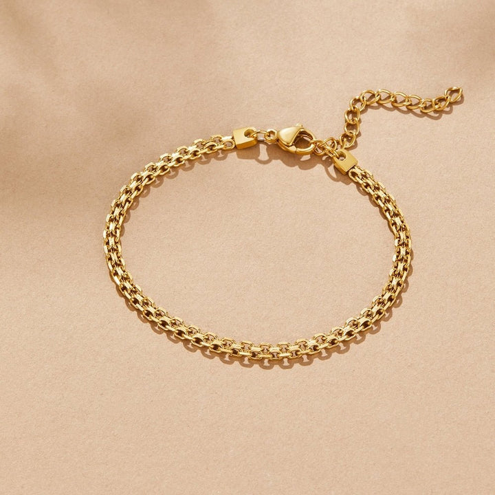 Pulsera de Cadena de Oro Capri