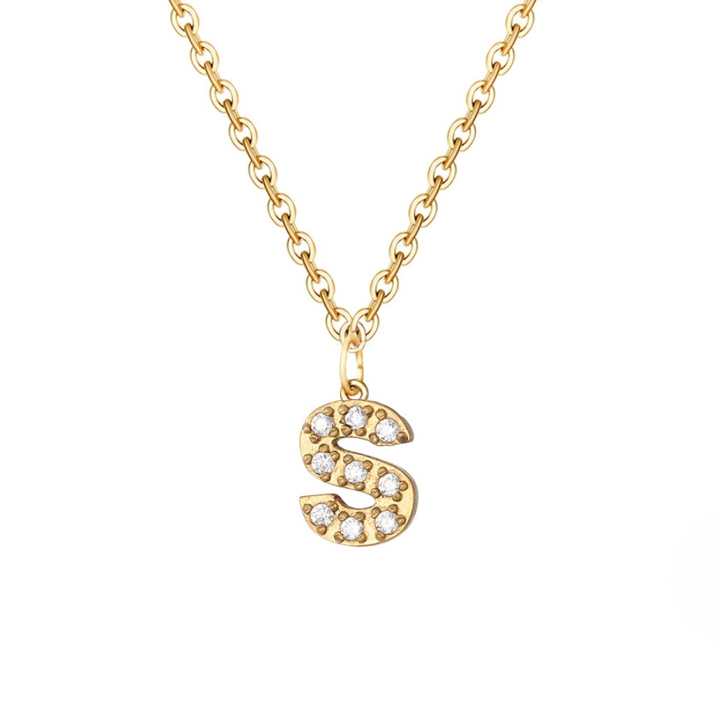 Collar con Guión Brillante