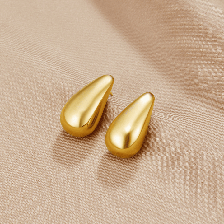 Pendientes Teardrop Dakota Gold