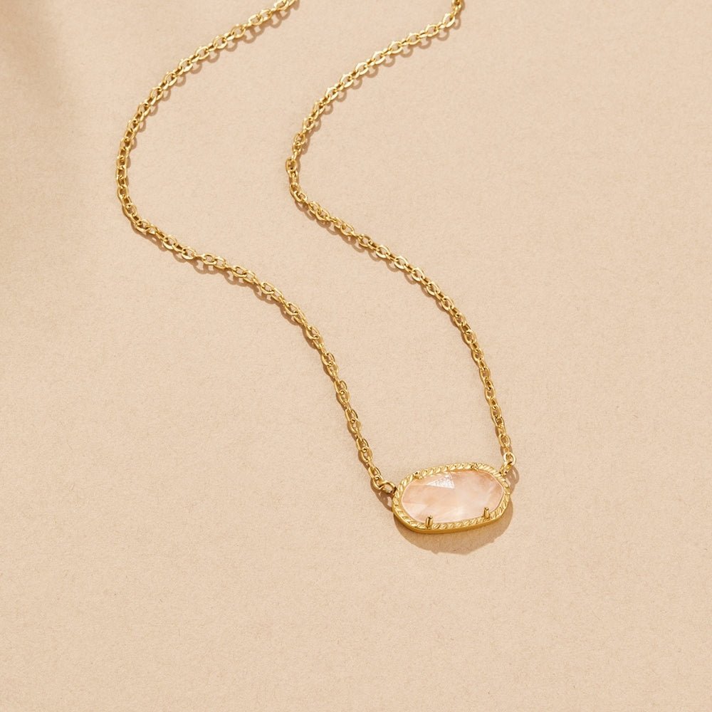 Collar con Colgante de Piedra Ember