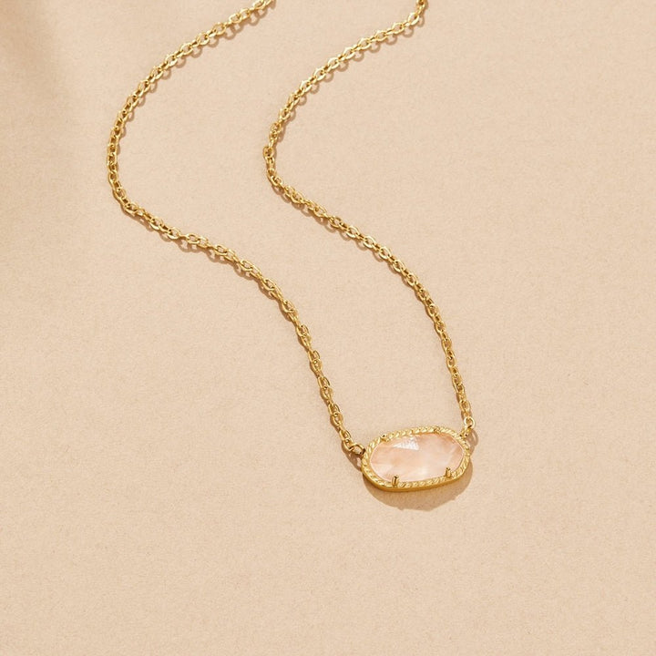 Collar con Colgante de Piedra Ember