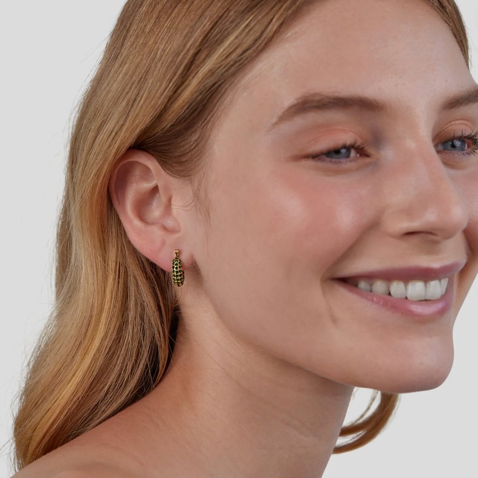 Pendientes de Aro Esmeralda