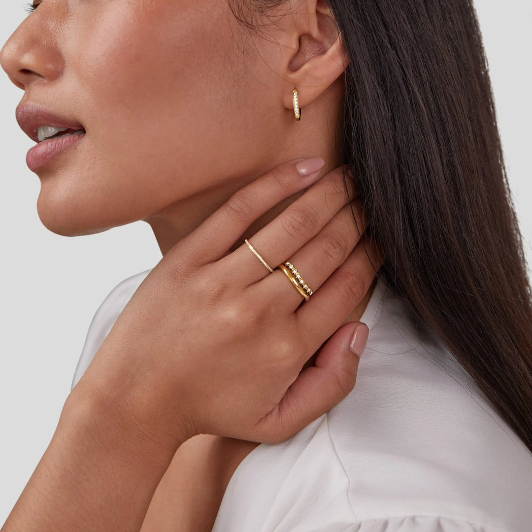 Anillo de Cristal Eternity 18K