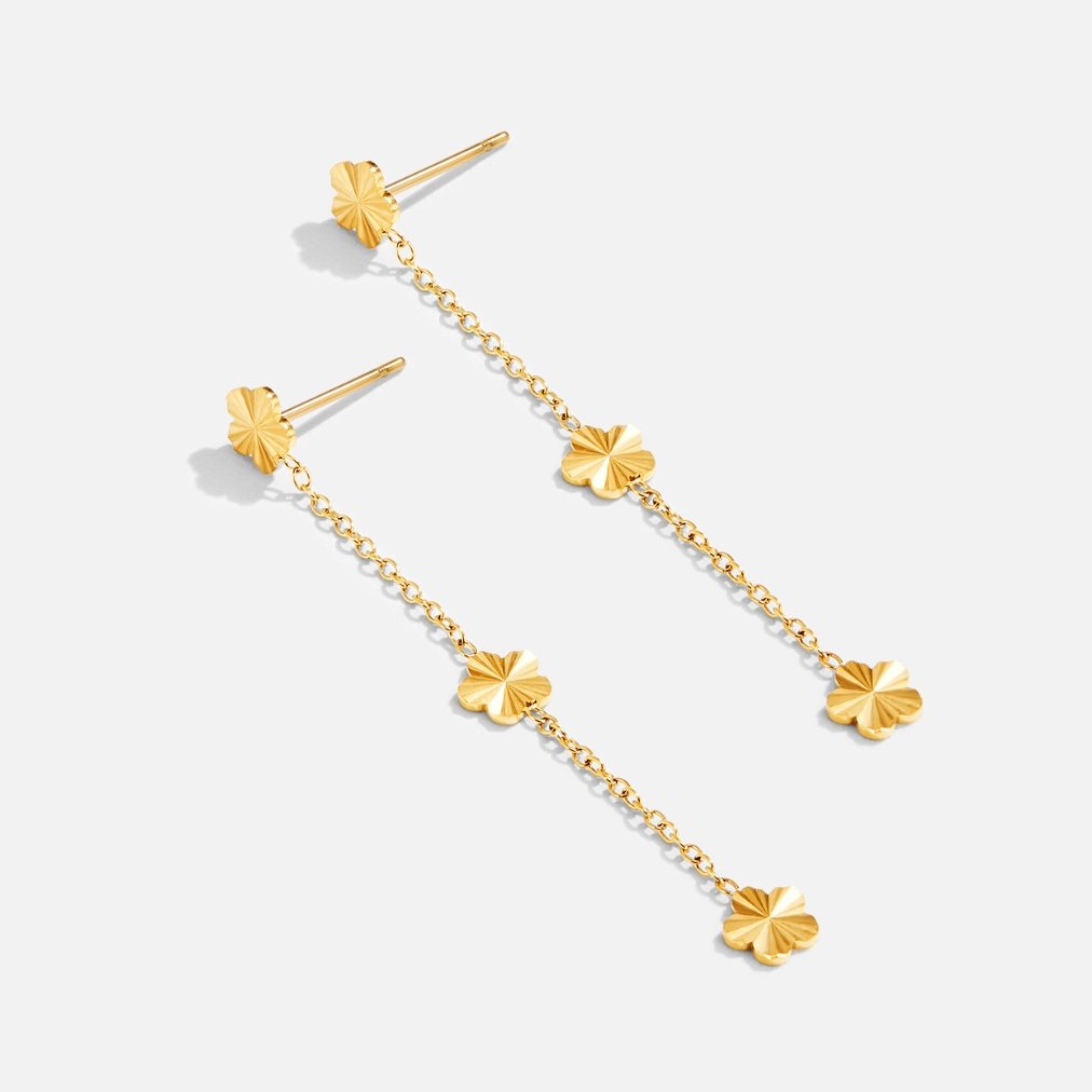 Pendientes de Gota de Pétalos Flower Power