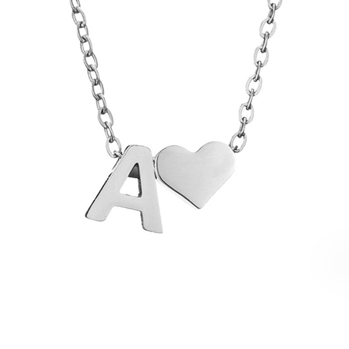 Collar 'Amor Eterno' de Plata con Inicial