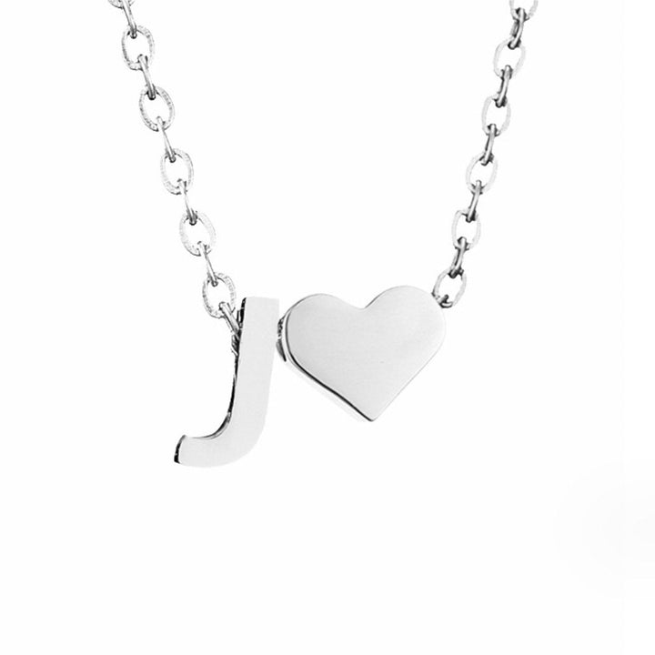 Collar 'Amor Eterno' de Plata con Inicial