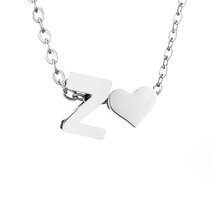 Collar 'Amor Eterno' de Plata con Inicial