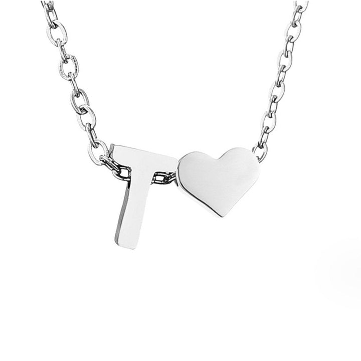 Collar 'Amor Eterno' de Plata con Inicial