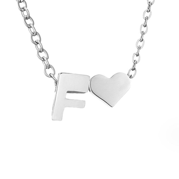 Collar 'Amor Eterno' de Plata con Inicial