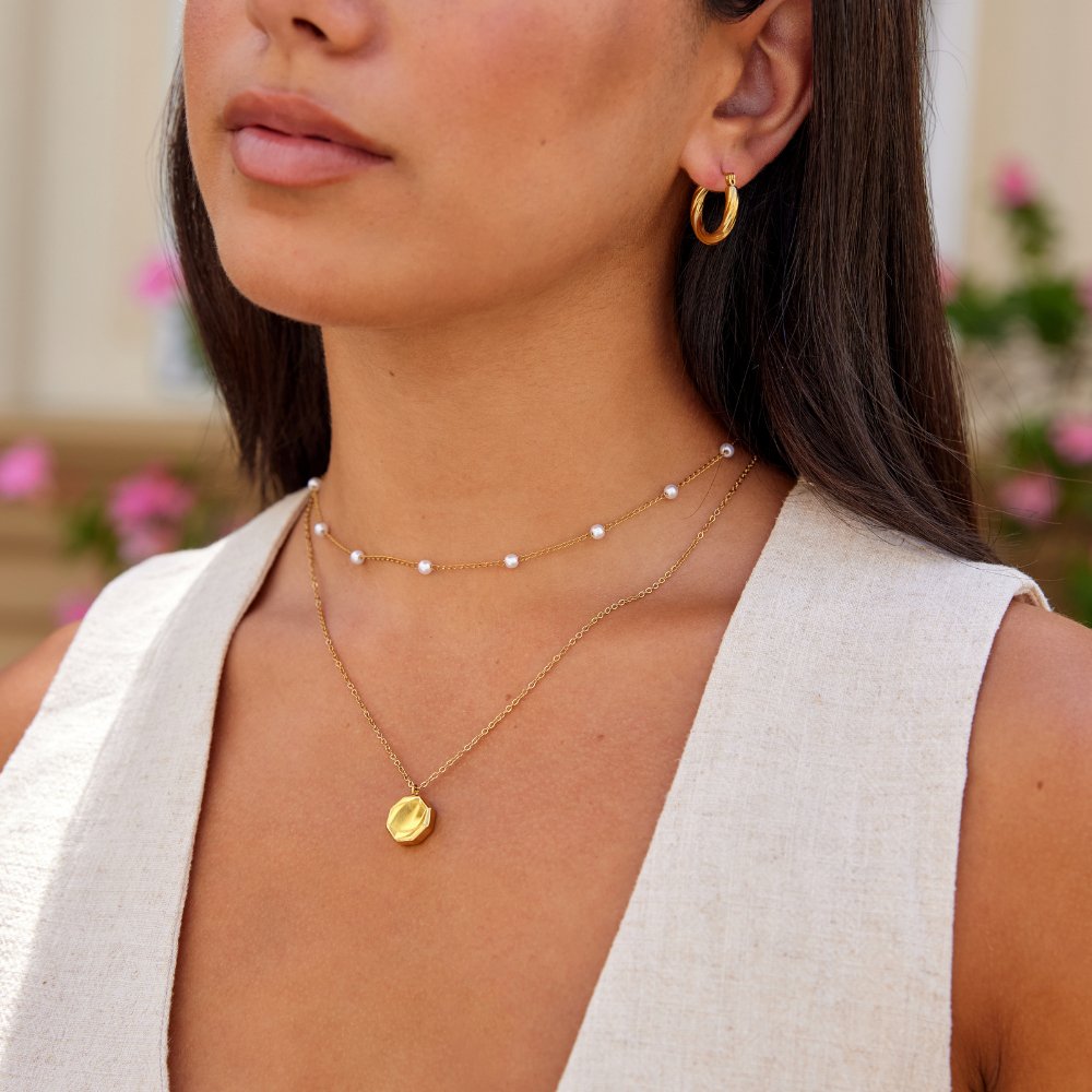 Collar Colgante Geométrico