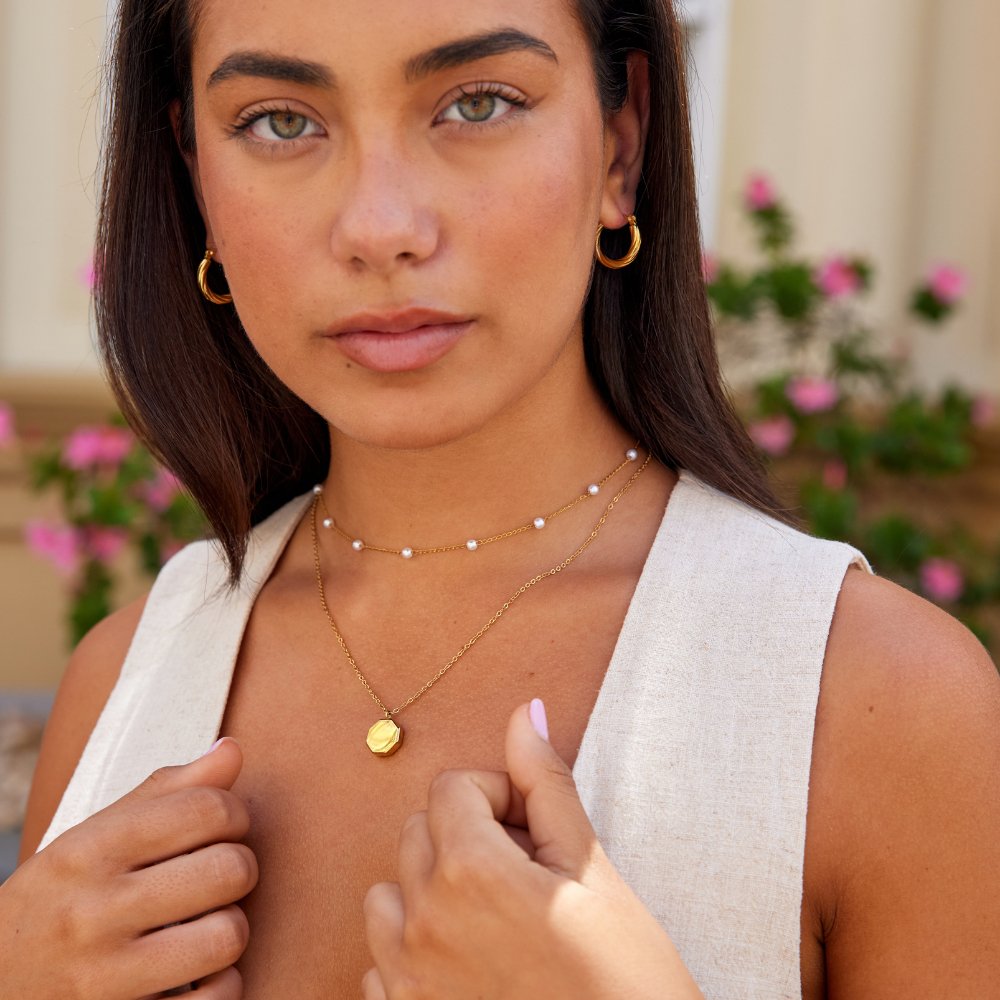 Collar Colgante Geométrico