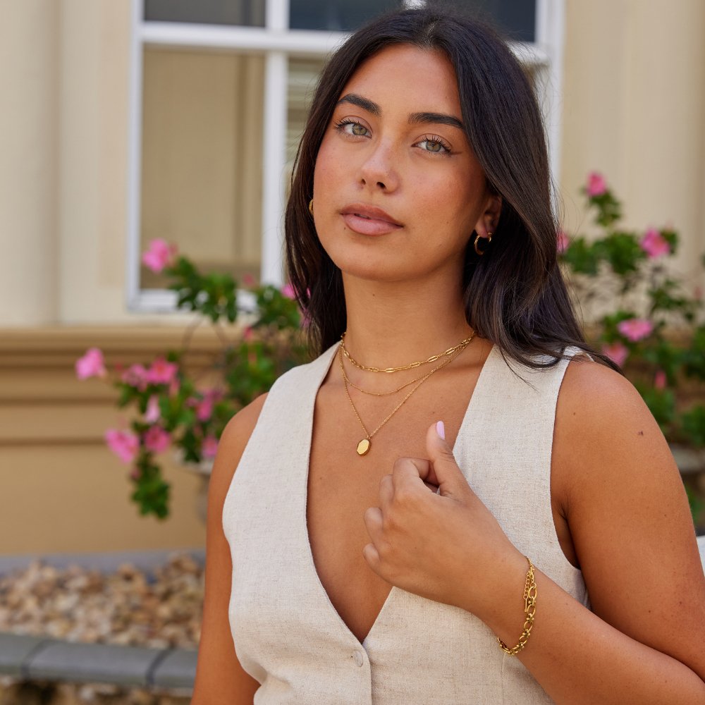 Collar Colgante Geométrico