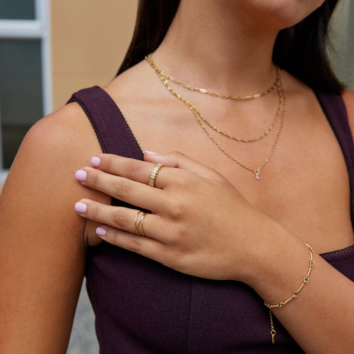 Anillo de Cristal Cuadrado Gigi