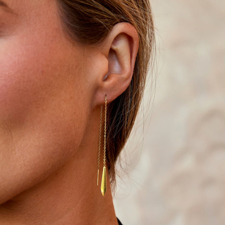 Pendientes de Borlas Dakota Dorados