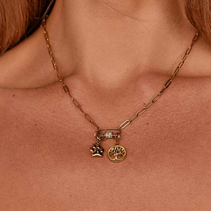 Encanto del Árbol de la Vida Dorado