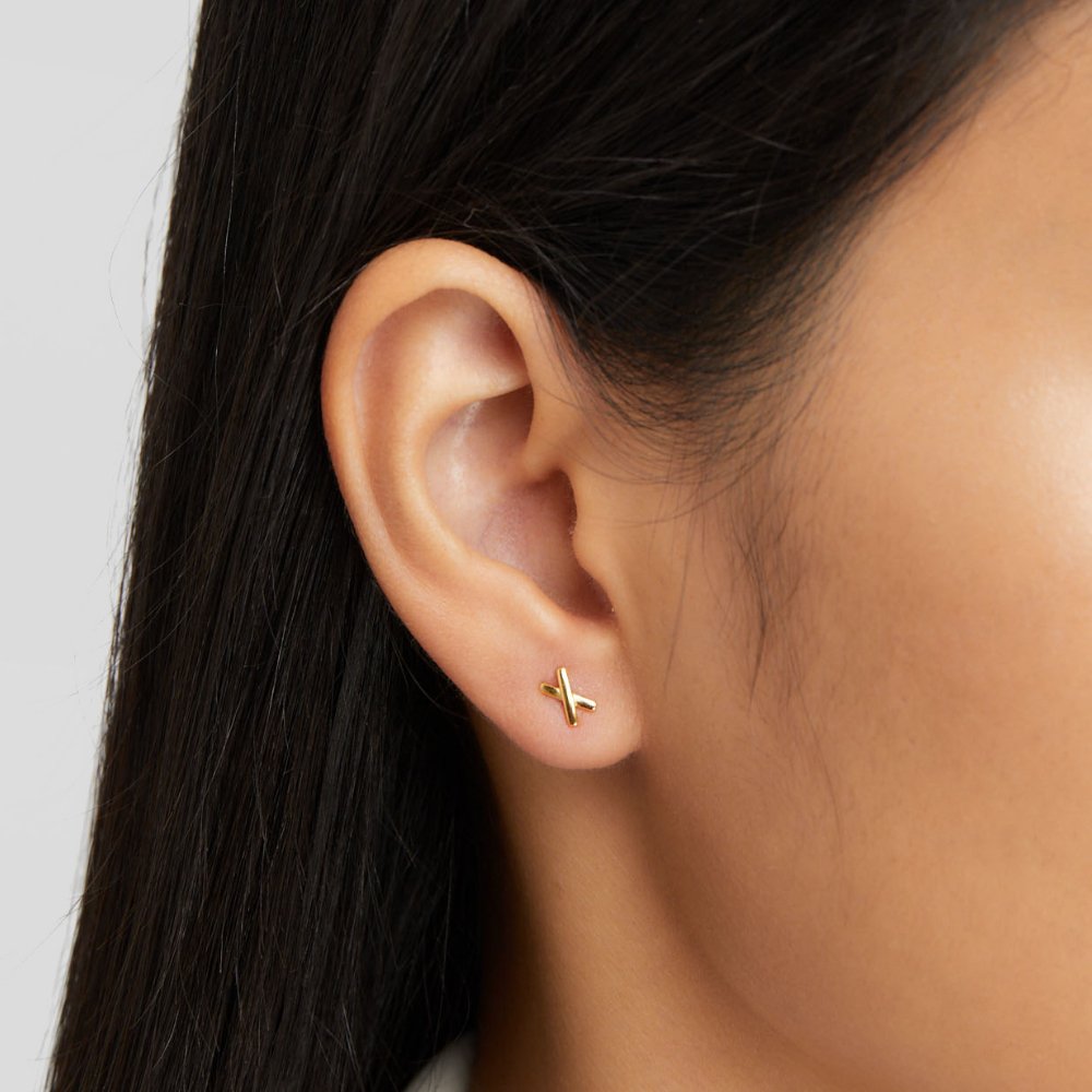 Pendientes de Stud Graffiti X