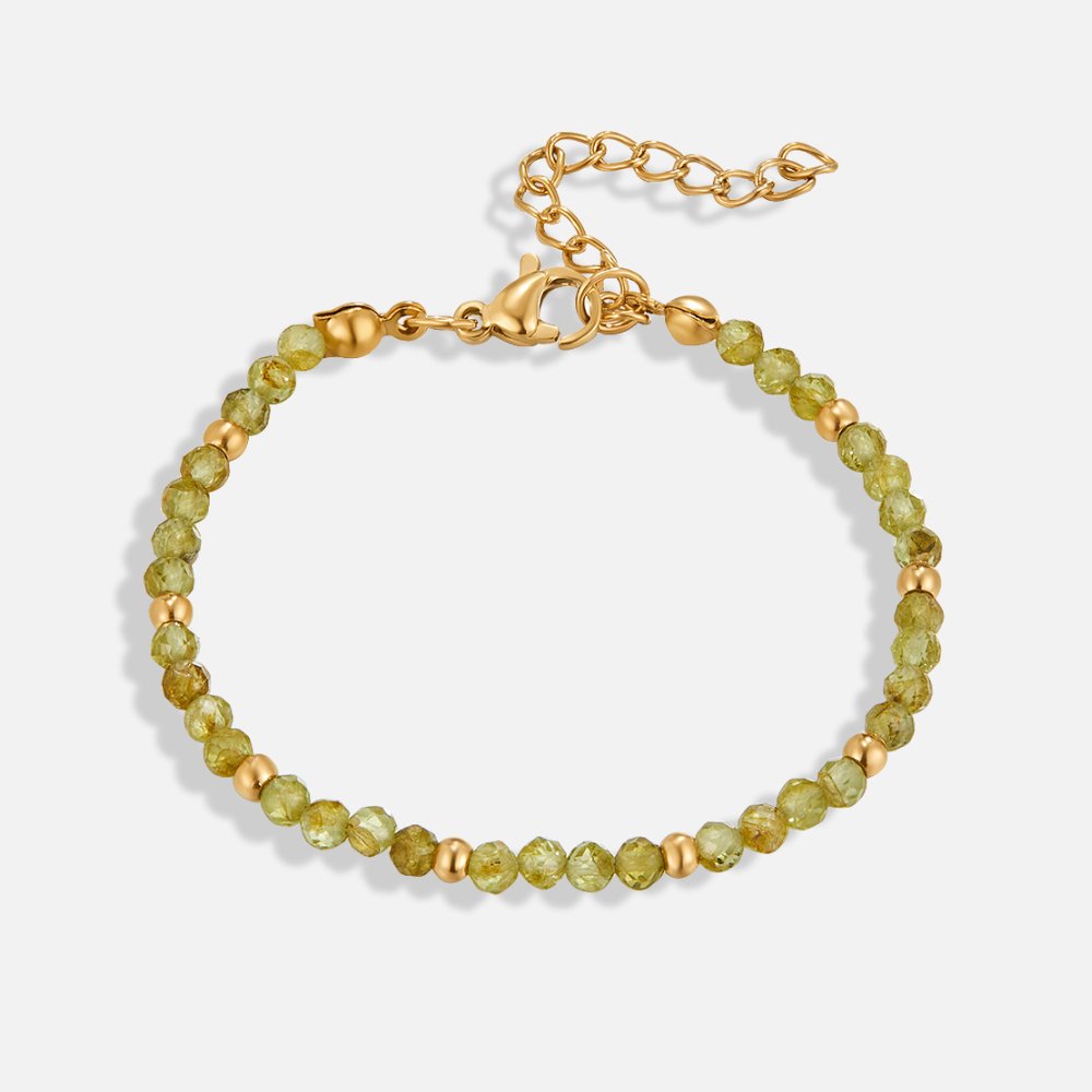 Pulsera de Peridoto Verde