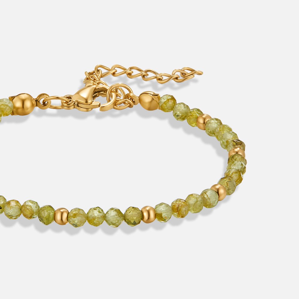 Pulsera de Peridoto Verde