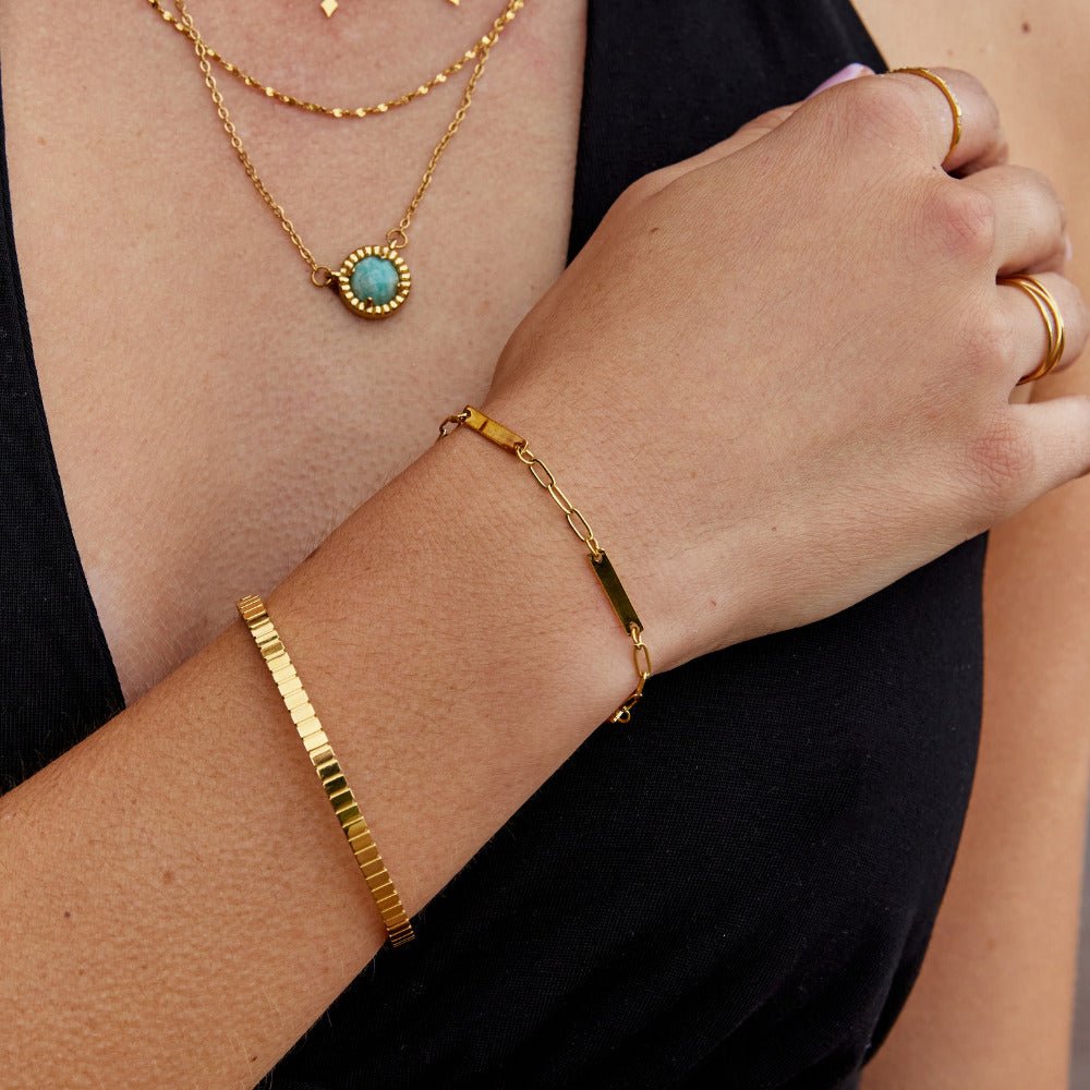 Pulsera de Cadena de Oro Hailey
