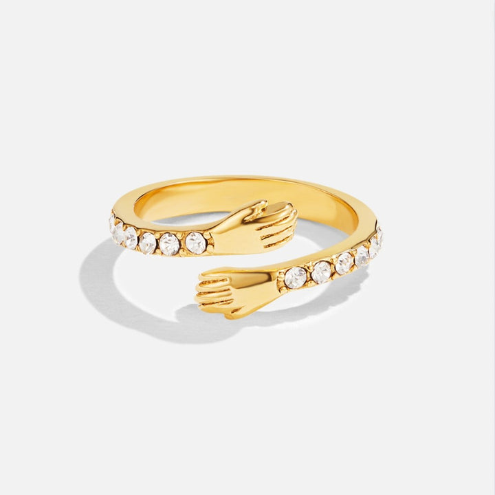 Anillo de Oro de 18K 'Abrázame para Siempre'