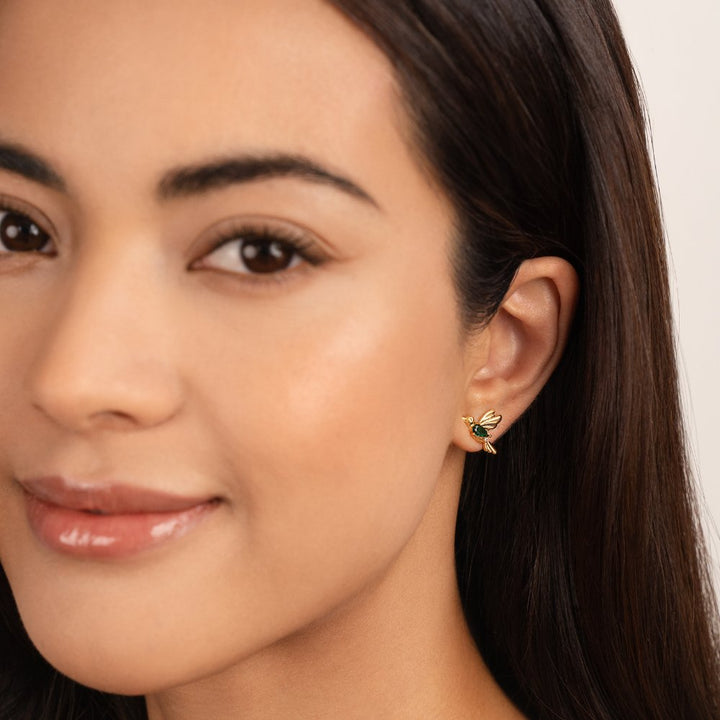 Pendientes de Stud Colibrí