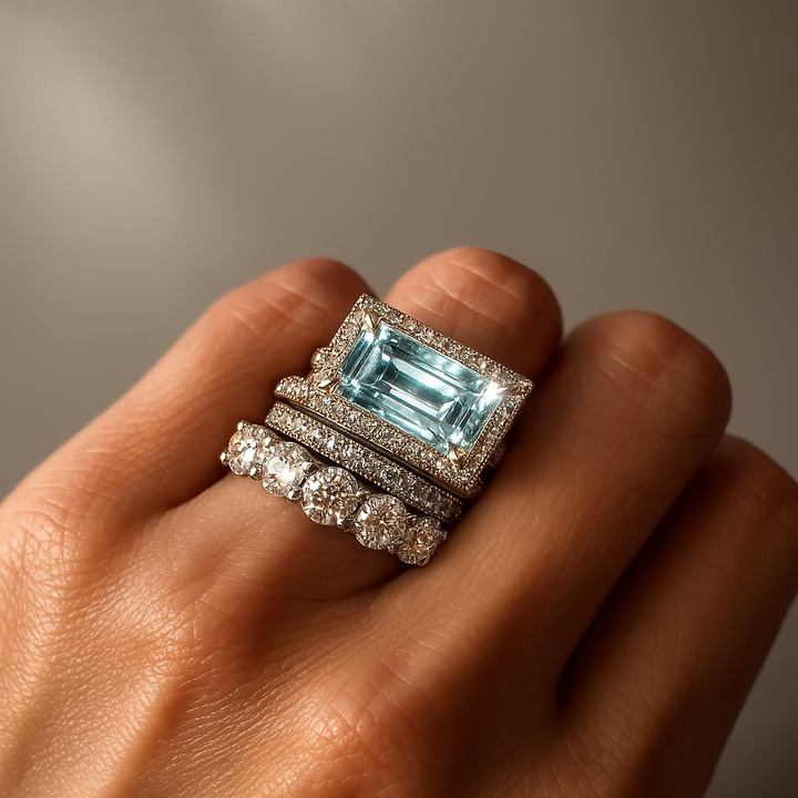 Conjunto de Anillos RetroGlow