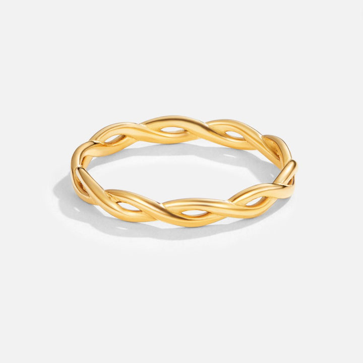 Anillo de Torcido de Oro de 18K Infinity