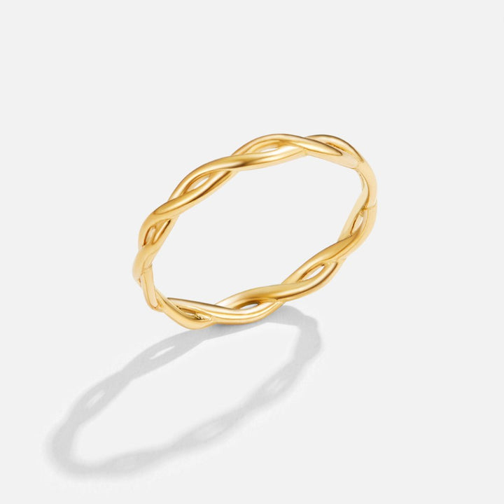 Anillo de Torcido de Oro de 18K Infinity