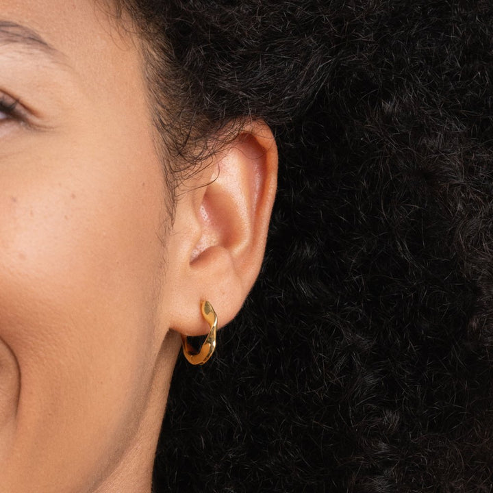 Pendientes de Aro Retorcidos Lala