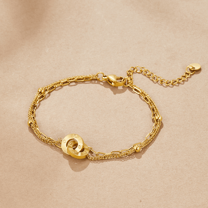 Pulsera de Bucle de Eternidad en Capas