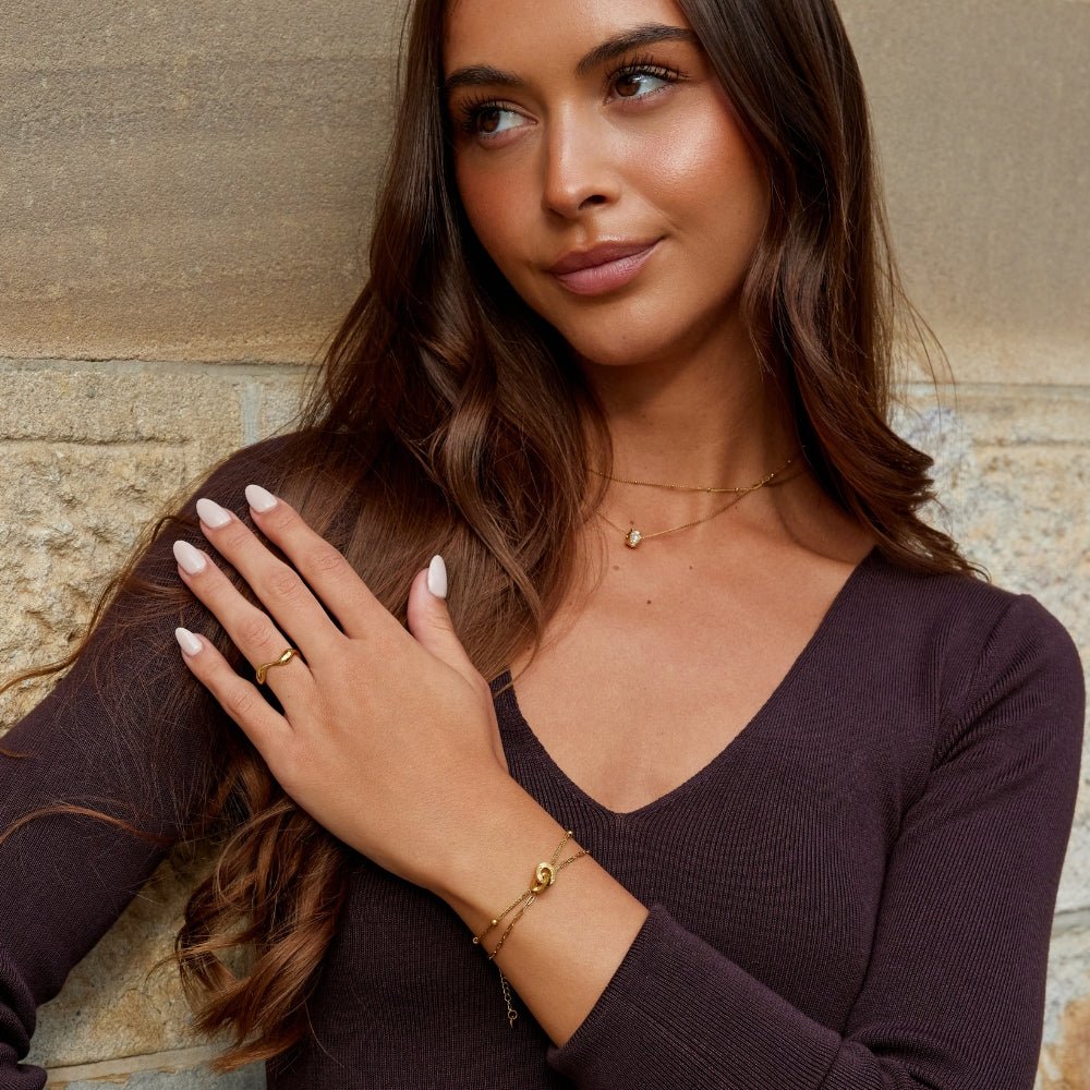 Pulsera de Bucle de Eternidad en Capas