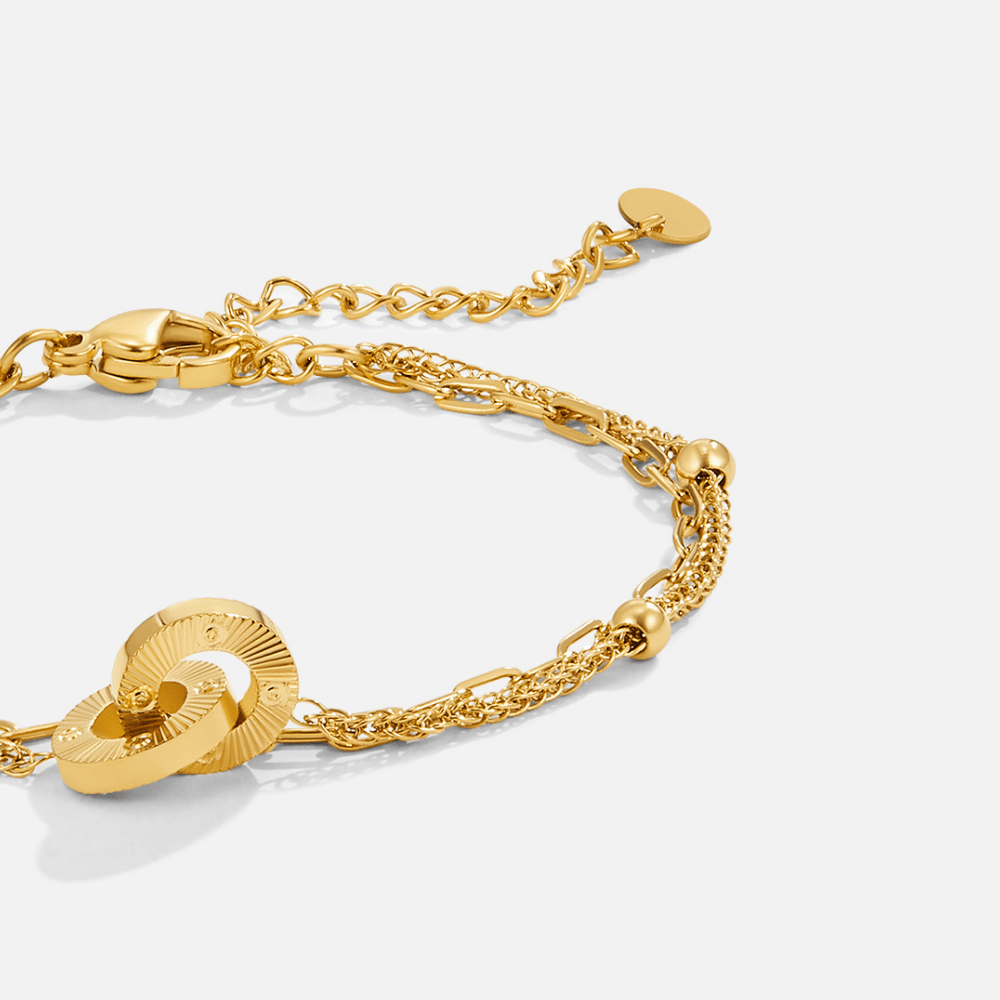 Pulsera de Bucle de Eternidad en Capas